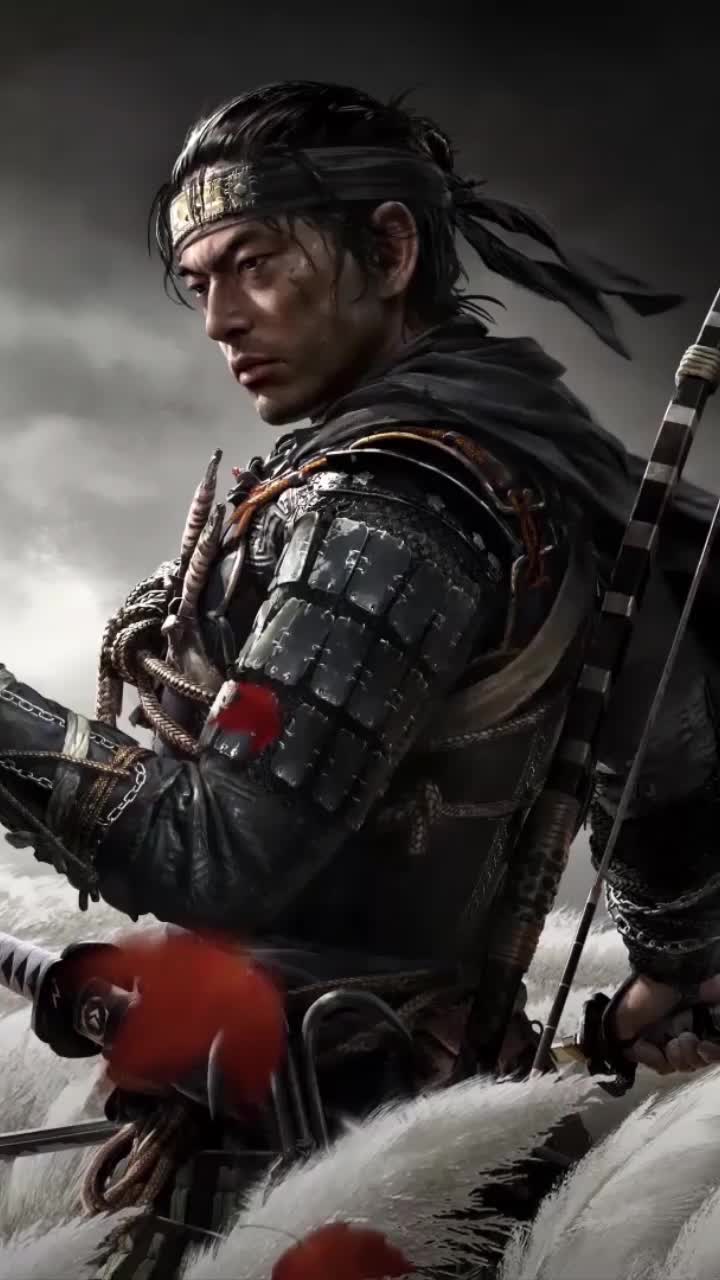 Live Phone Samurai Jin Sakai Ghost Of Tsushima Wallpaper To iPhone And Android