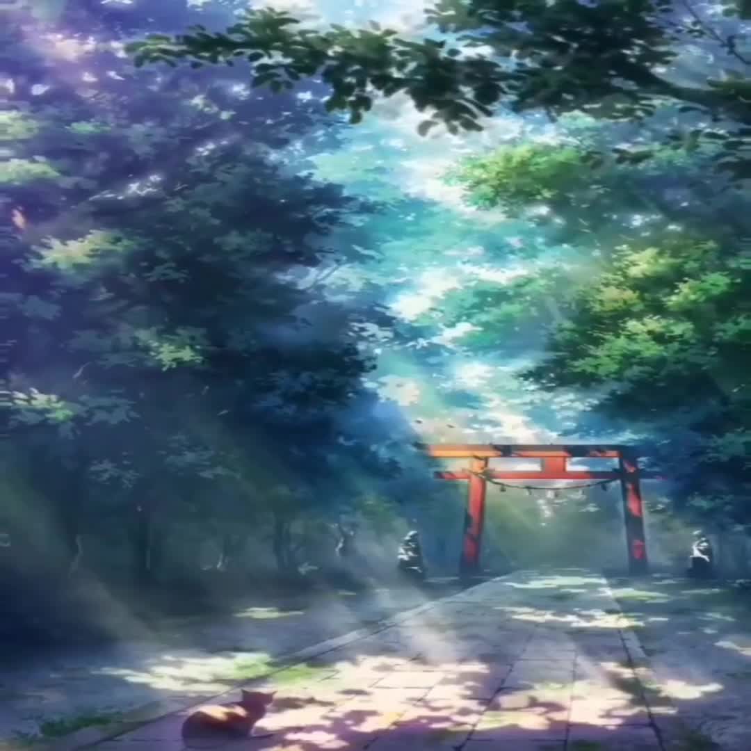 Cute Anime Scenery Live Phone Wallpaper