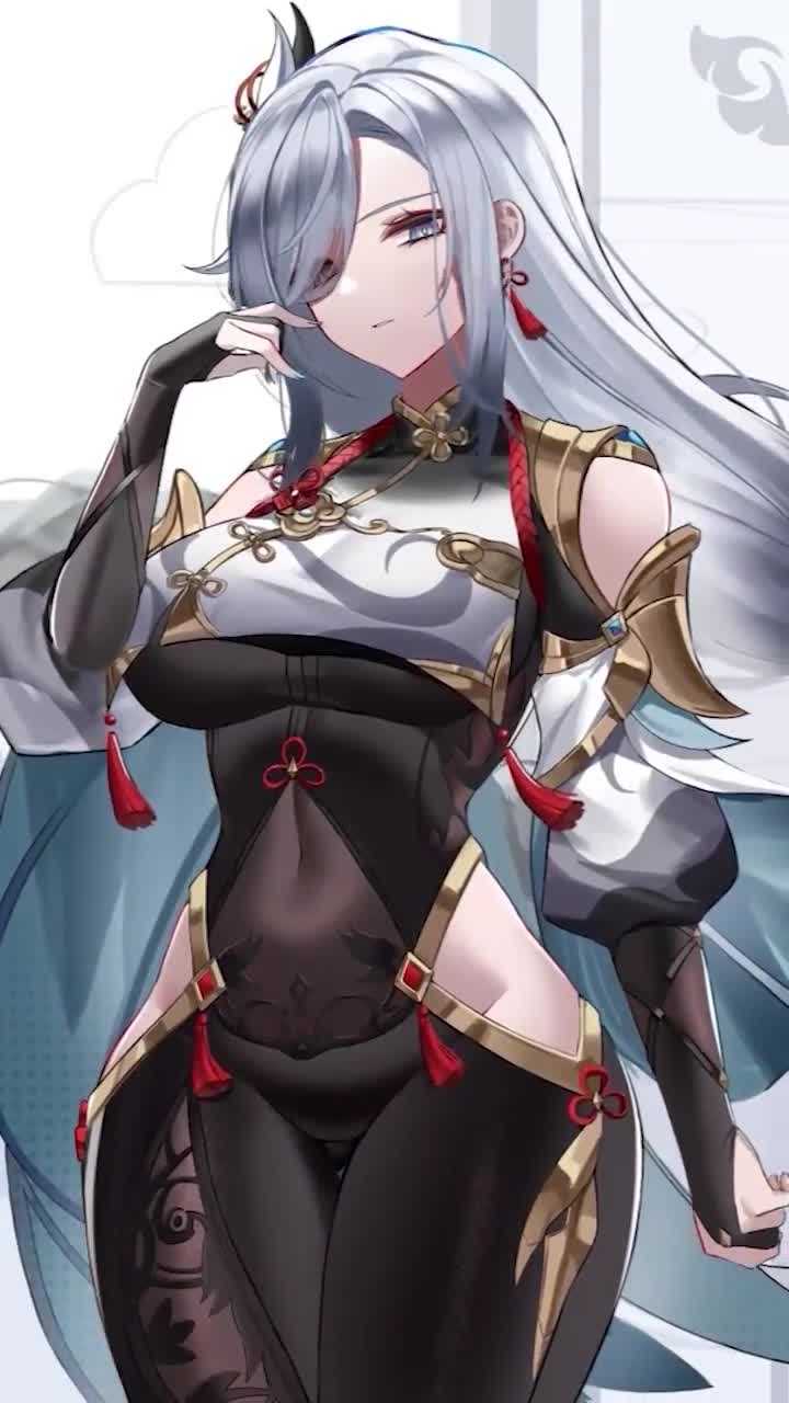 iPhone and Android Shenhe Genshin Impact Phone Live Wallpaper