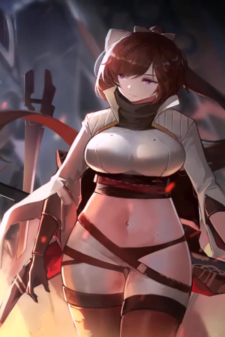  Mech Warrior Girl Anime Iphone Wallpaper