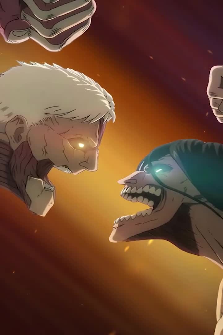 Eren Vs Armored Titan Wallpaper of Anime