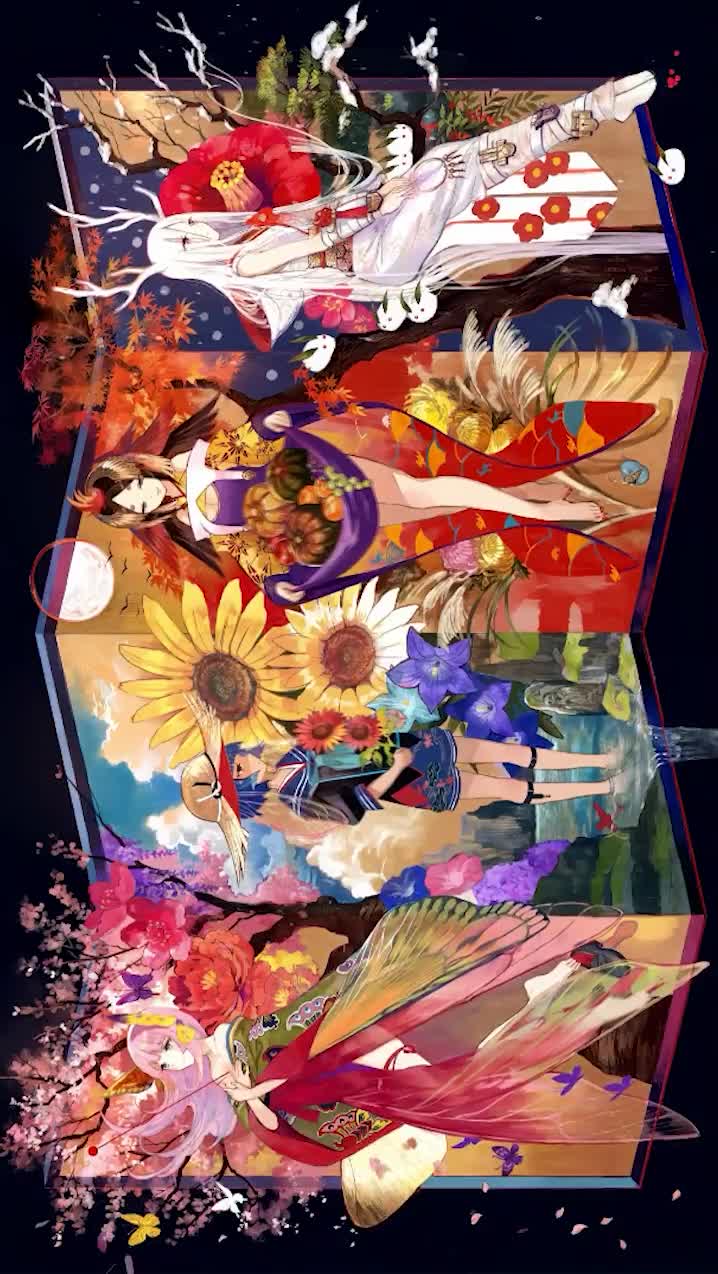 iPhone And Android Four Seasons Spring Summer Autumn Winter Phone Live Wallpaper