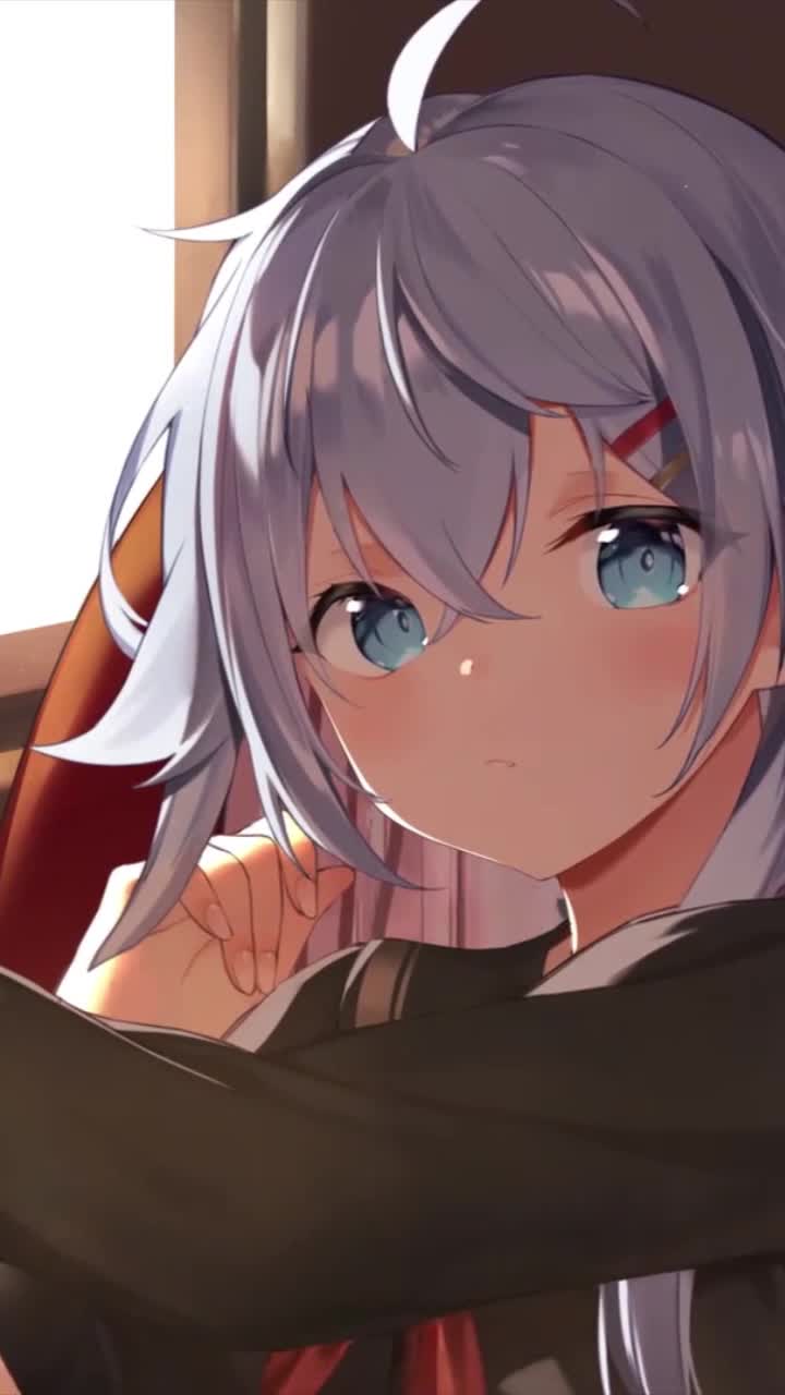 iPhone and Android Kagura Nana Virtual Youtuber Live Phone Wallpaper