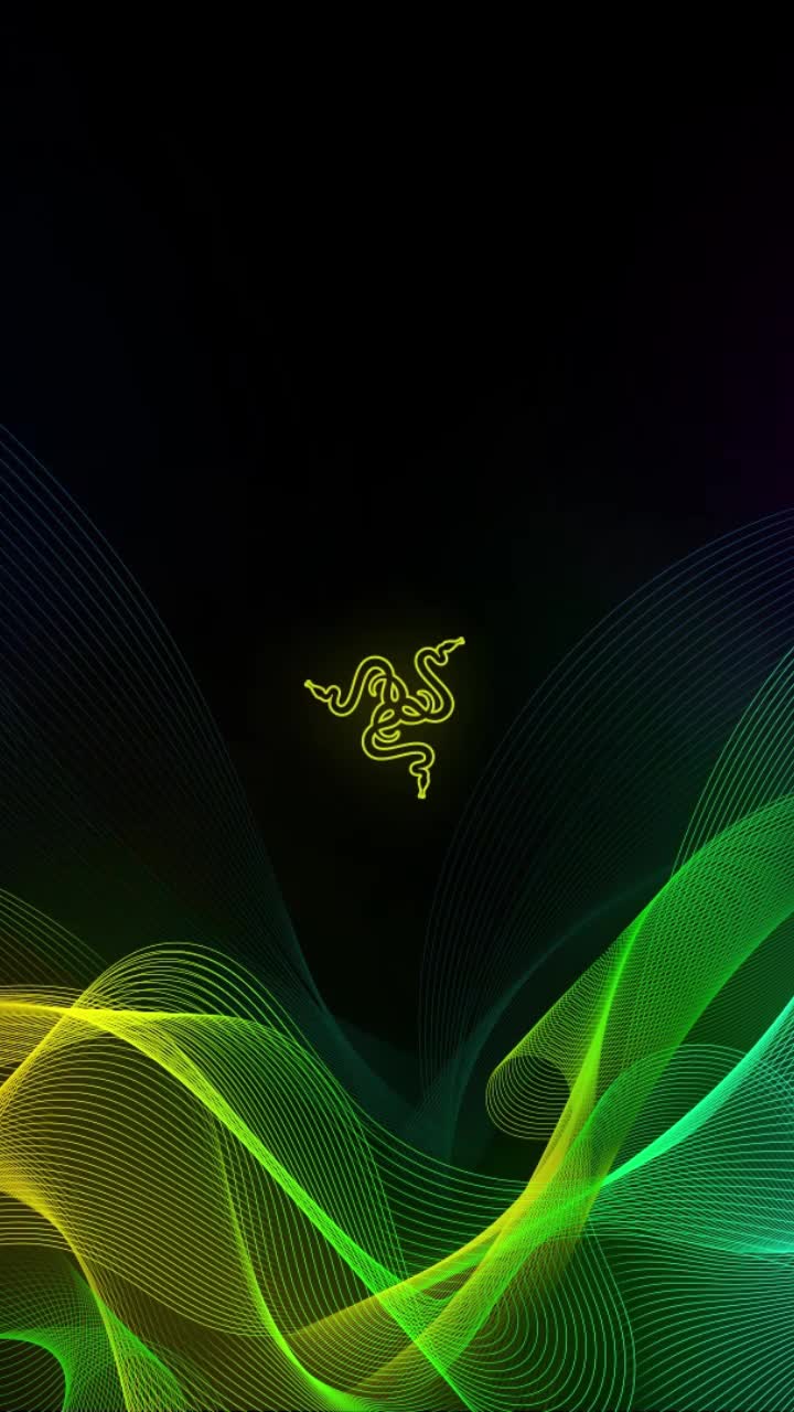 iPhone and Android Razer Wave Live Phone Wallpaper