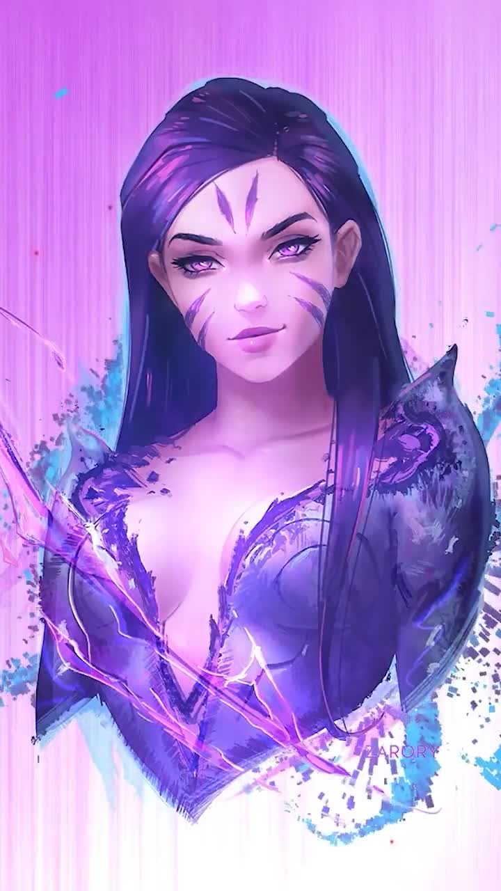 iPhone and Android Kaisa League Of Legends Phone Live Wallpaper