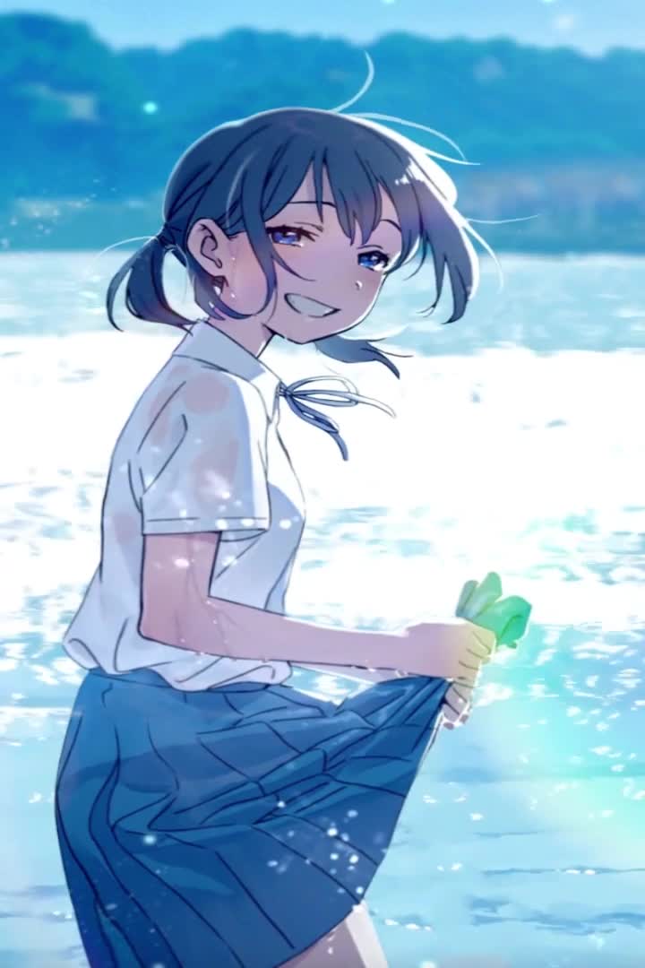 Beach School Trip iphone lock screen wallpaper