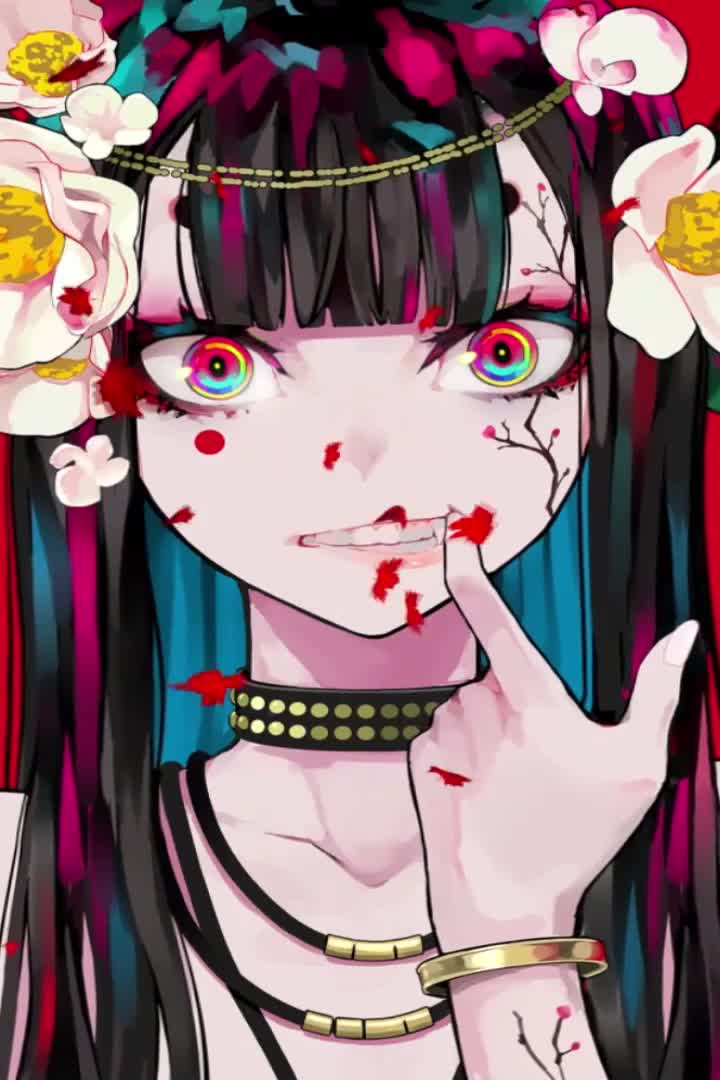 Flower Girl Anime Iphone Wallpaper