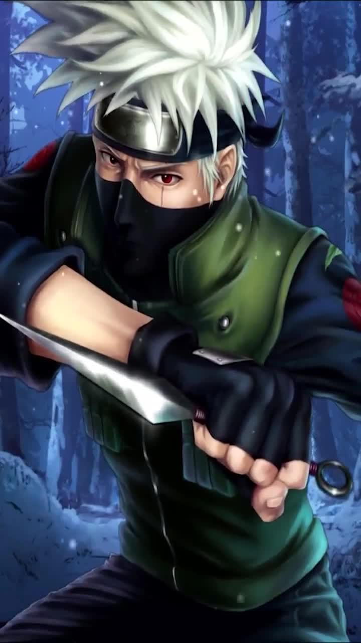 iPhone  Android Naruto Anime Kakashi Hatake Electricity Phone Live Wallpaper