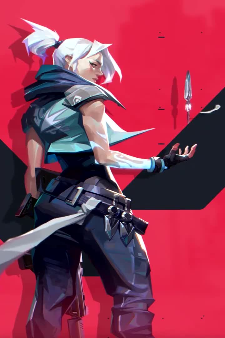 Jett Valorant Qhd For iPhone Wallpaper