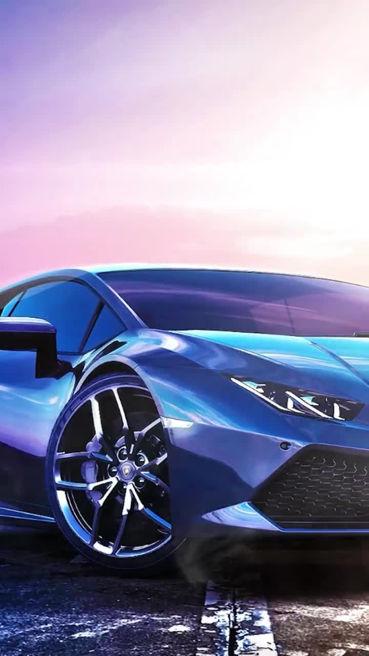 iPhone  Android Lamborghini Huracan Lp 610 4 Beach Phone Live Wallpaper