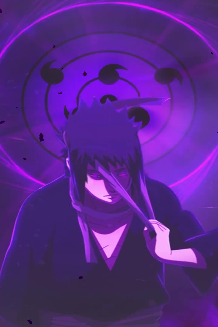 Sasuke Uchiha Blindfold Live Phone Wallpaper to iPhone and Android