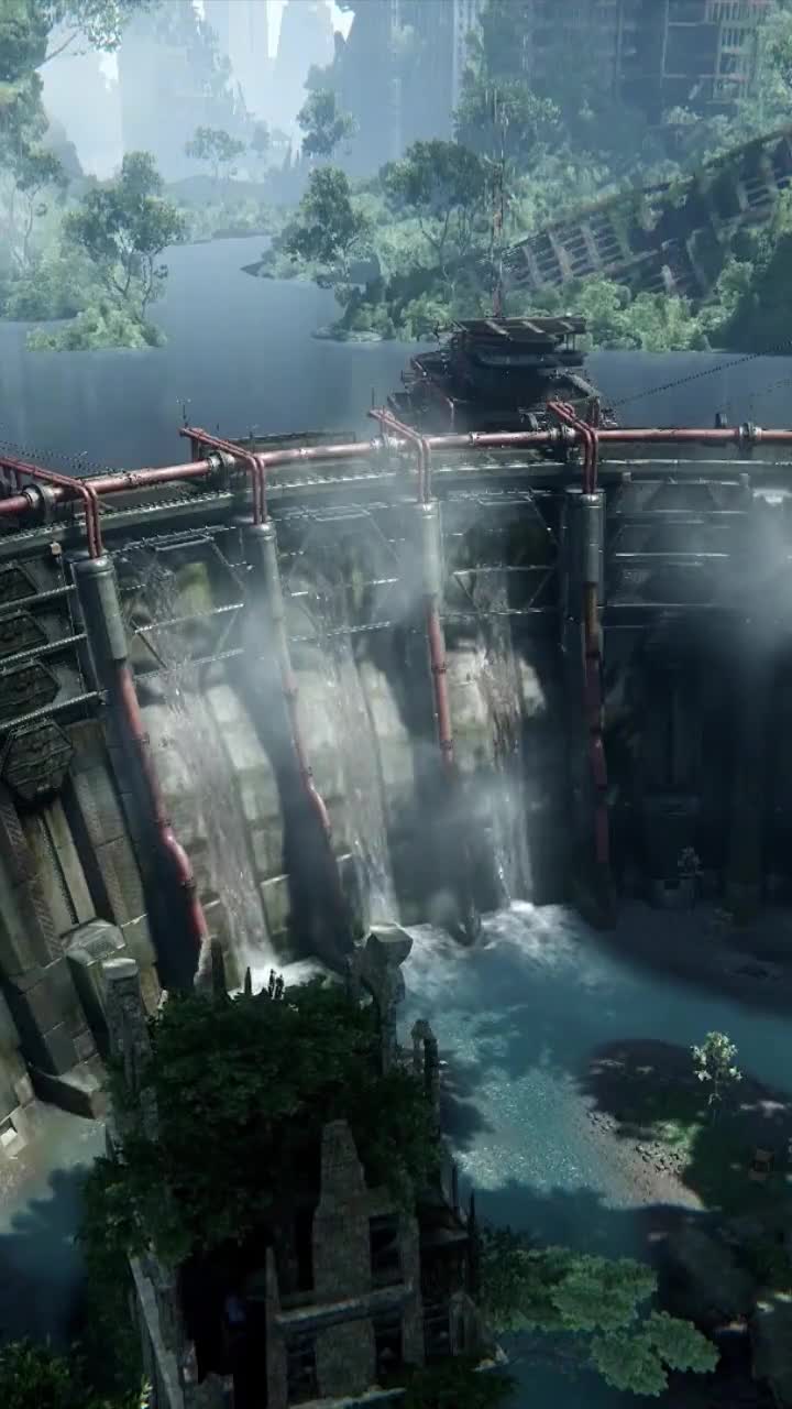 iPhone and Android Hydroelectric Dam Live Phone Wallpaper