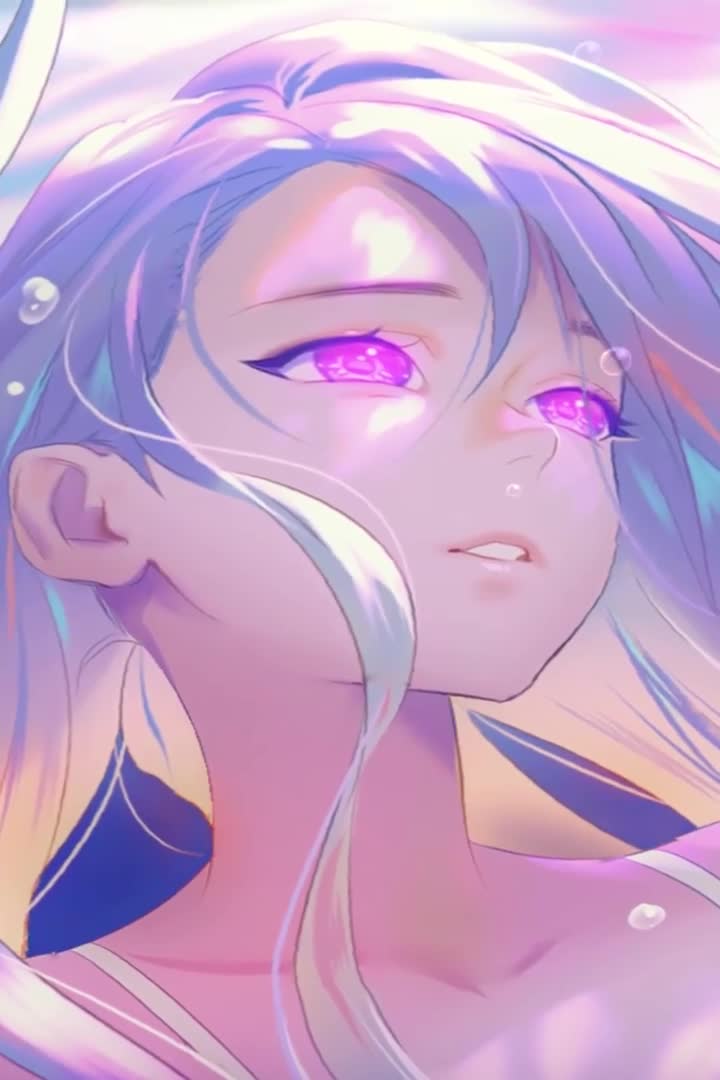 Underwater Anime Girl For iPhone Wallpaper