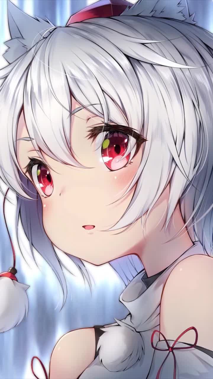 iPhone and Android Momiji Inubashiri Touhou Live Phone Wallpaper