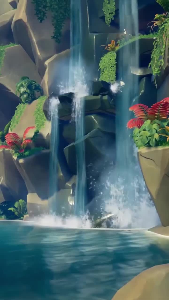 Live Phone Waterfall Birds Wallpaper To iPhone And Android