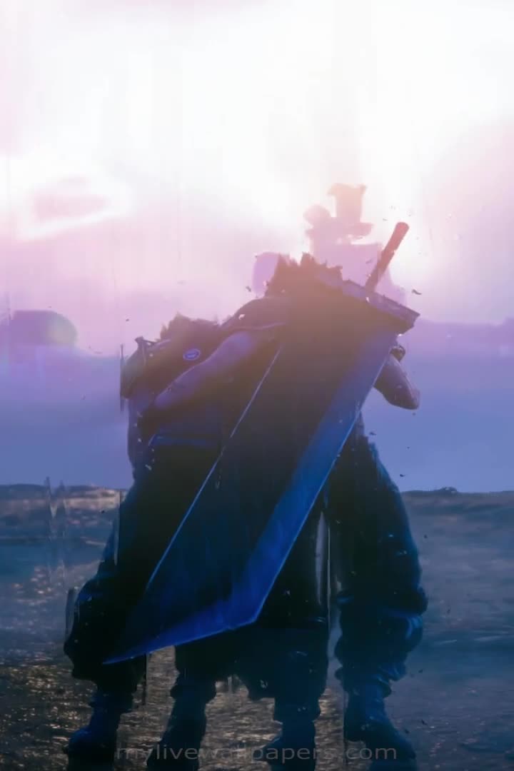 Iphone And Android Zack And Cloud Phone Live Wallpaper