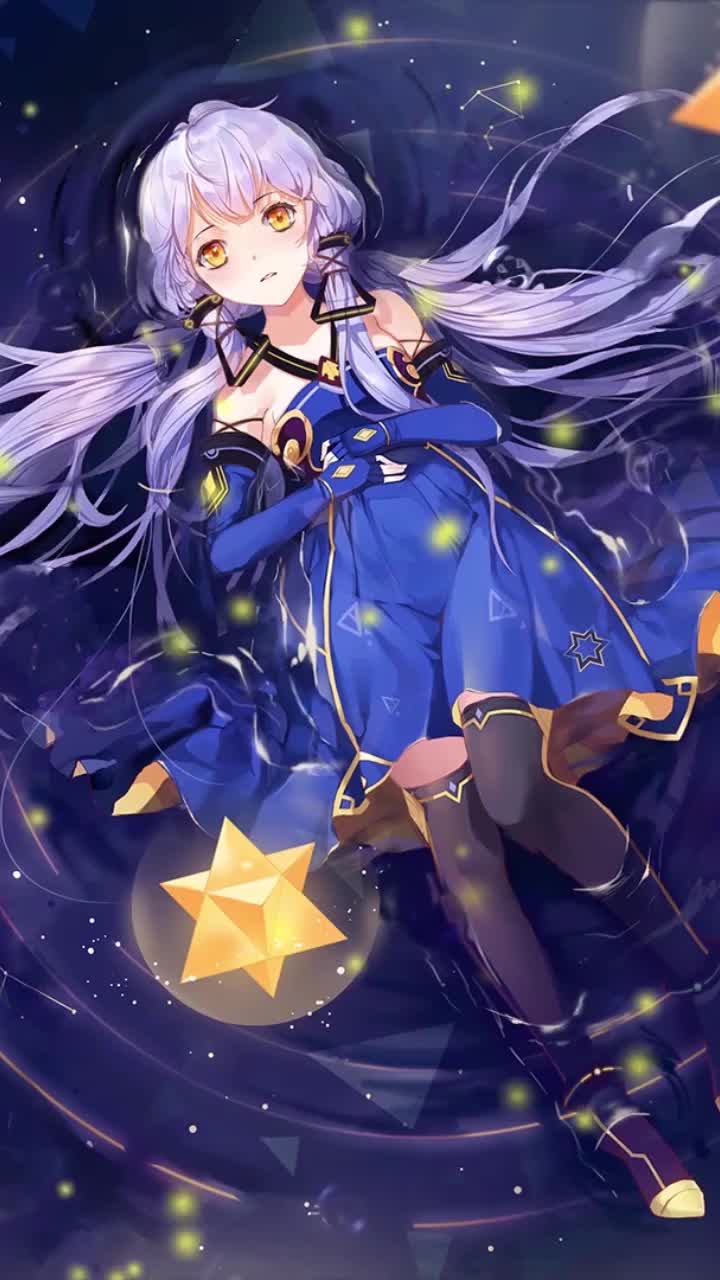 Live Phone Stardust Girl Anime Wallpaper For iPhone And Android
