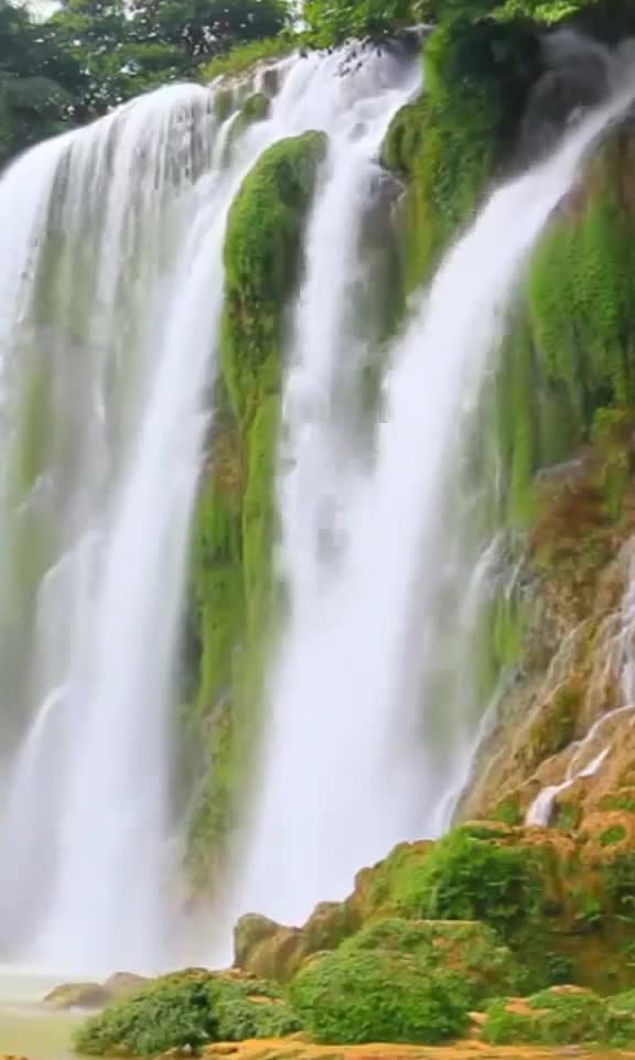 Tropical Waterfall Fall Wallpaper Iphone