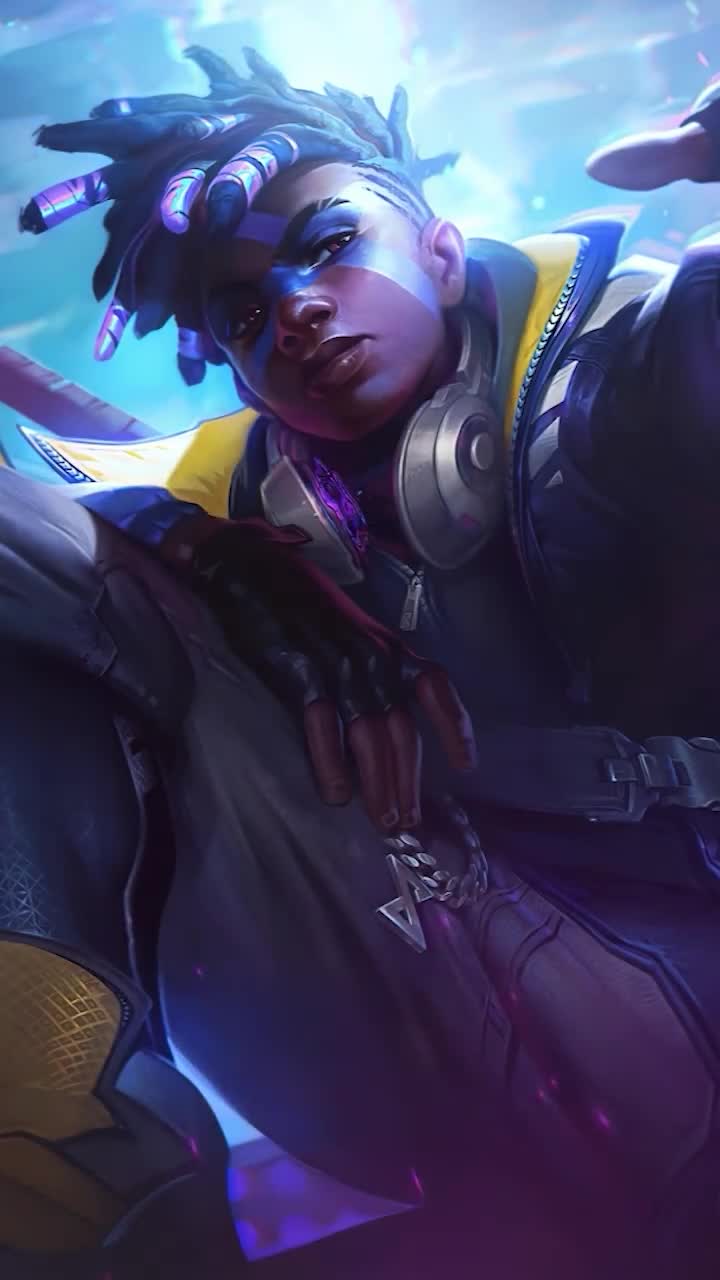 iPhone And Android True Damage Ekko League Of Legends Phone Live Wallpaper