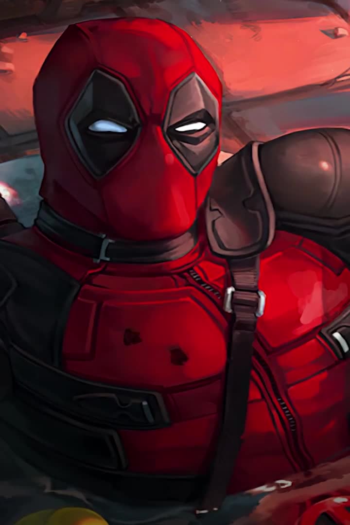 Iphone And Android Deadpool Bathtub Phone Live Wallpaper