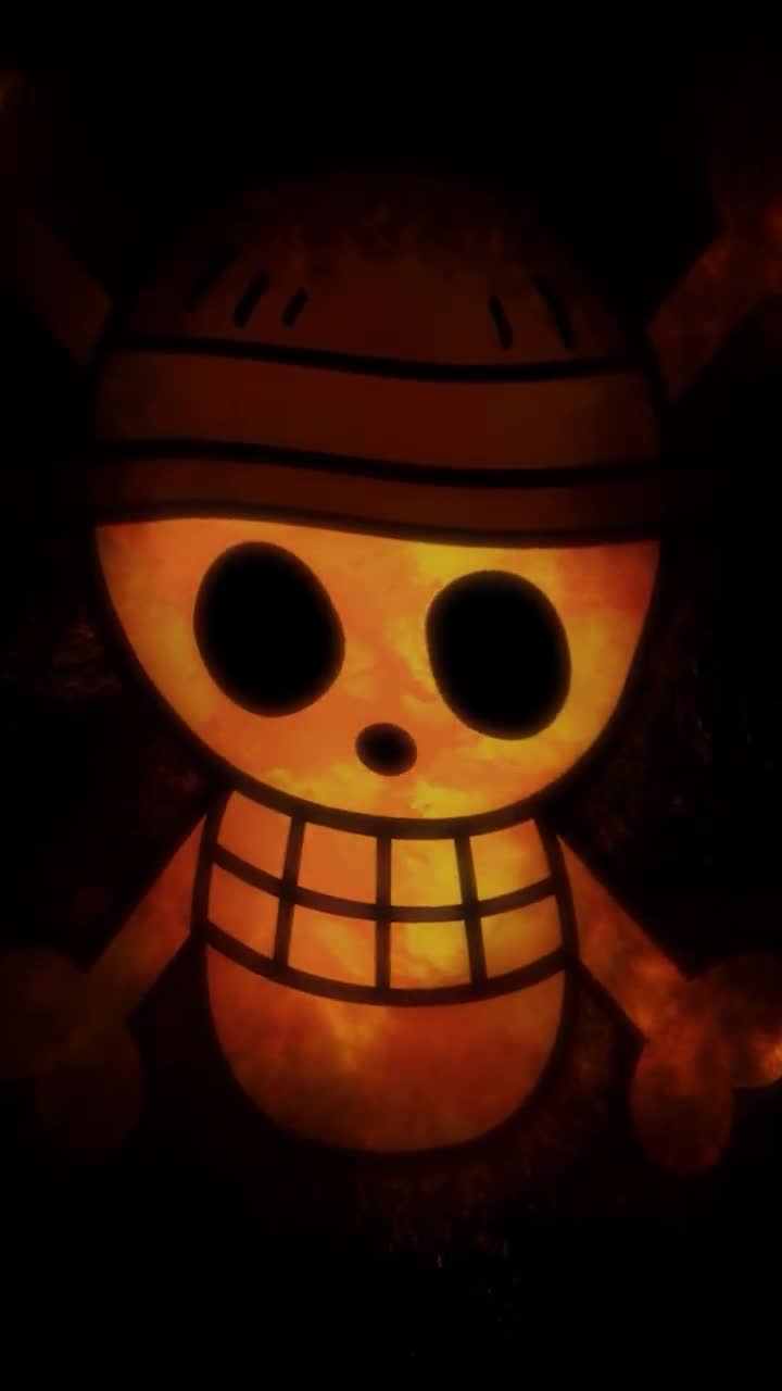 iPhone and Android Fire Flag One Piece Ive Wallpaper
