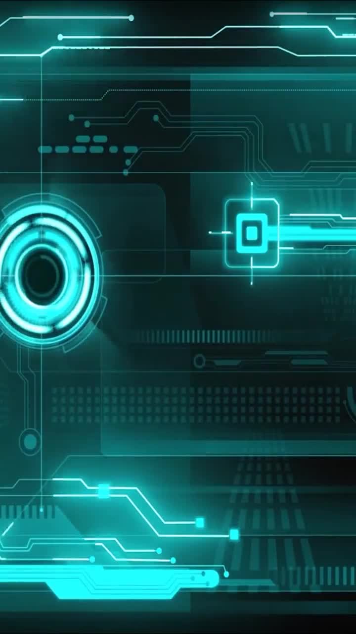 iPhone  Android Technological Cyber Interface Free Phone Live Wallpaper
