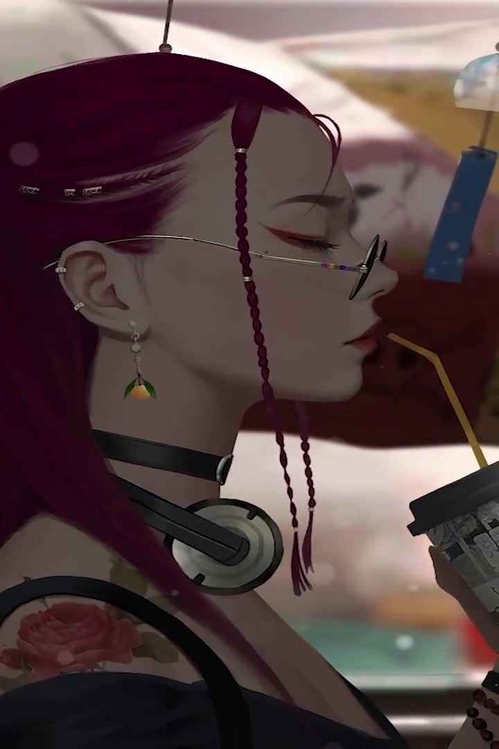 Live Boba Tea Break Wallpaper For Iphone Or Android