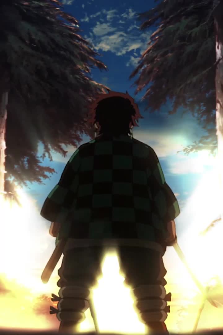 Tanjiro Forest Demon Slayer Wallpaper of Anime