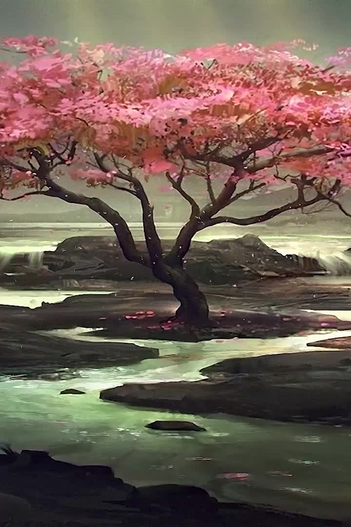 Android  iPhone Sakura Tree Live Wallpaper For Phone