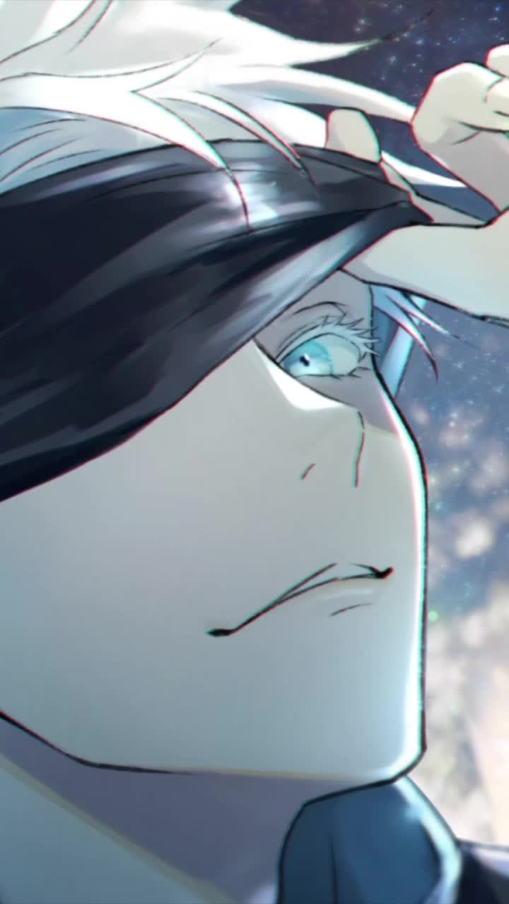 iPhone and Android Gojo Satoru Jujutsu Kaisen Live Phone Wallpaper