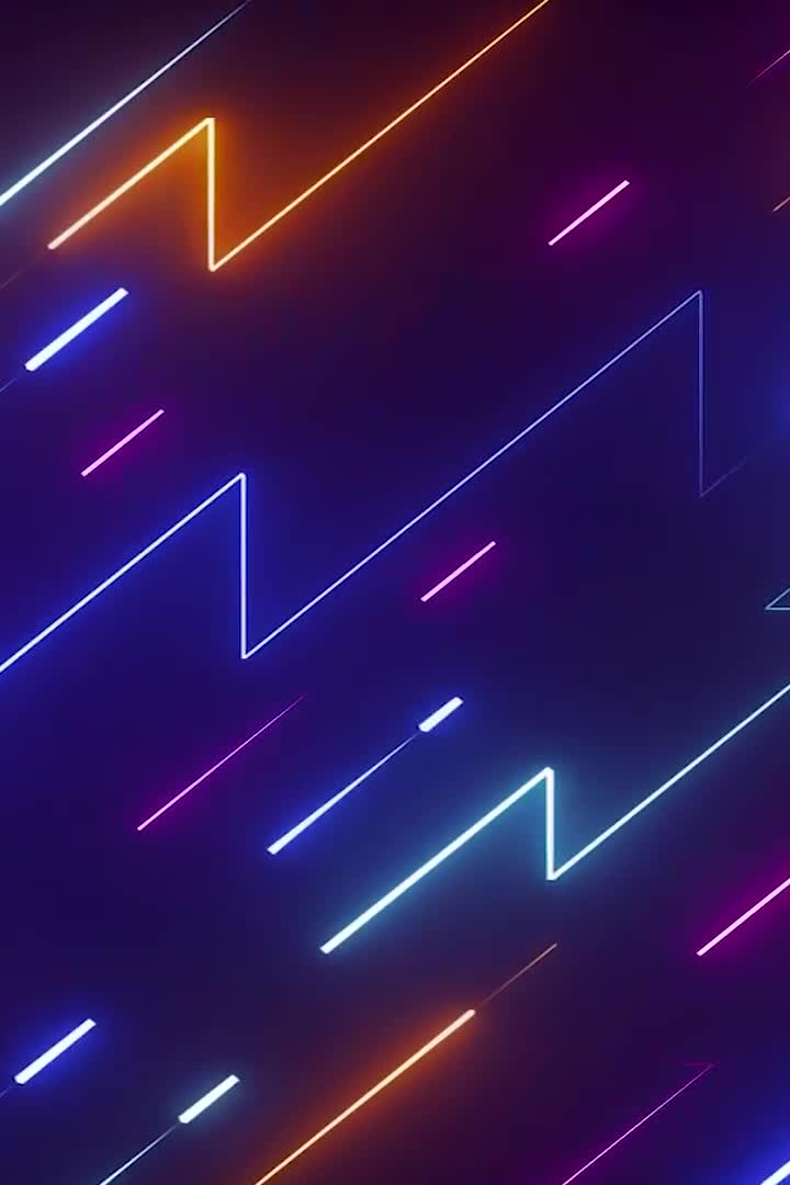 Cool Neon Lines iphone 12 pro wallpaper
