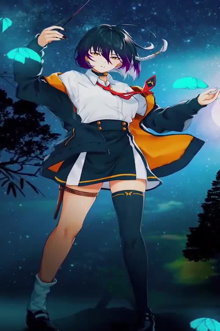 Magic Girl For iPhone Wallpaper