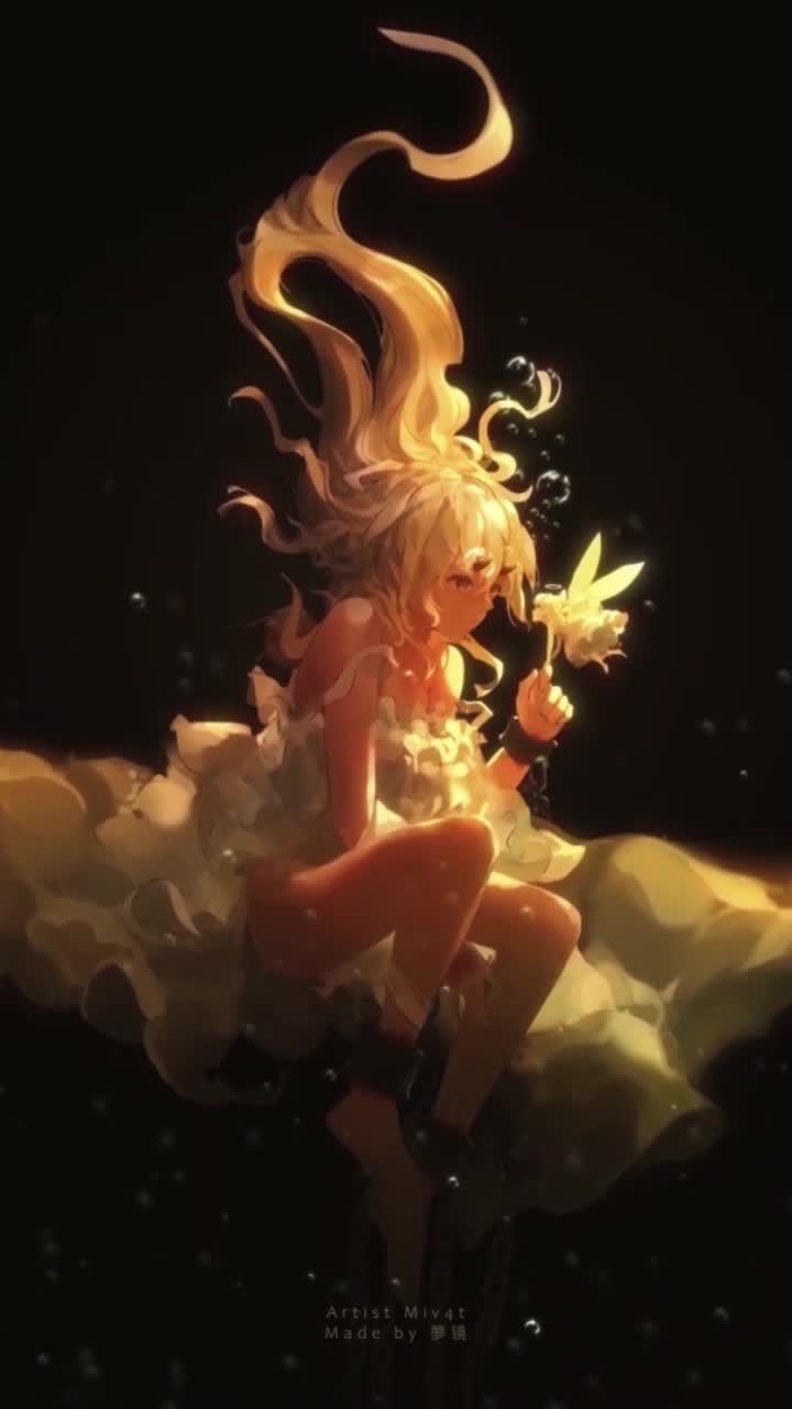 Live Phone Dark Light Girl Anime Wallpaper For iPhone And Android