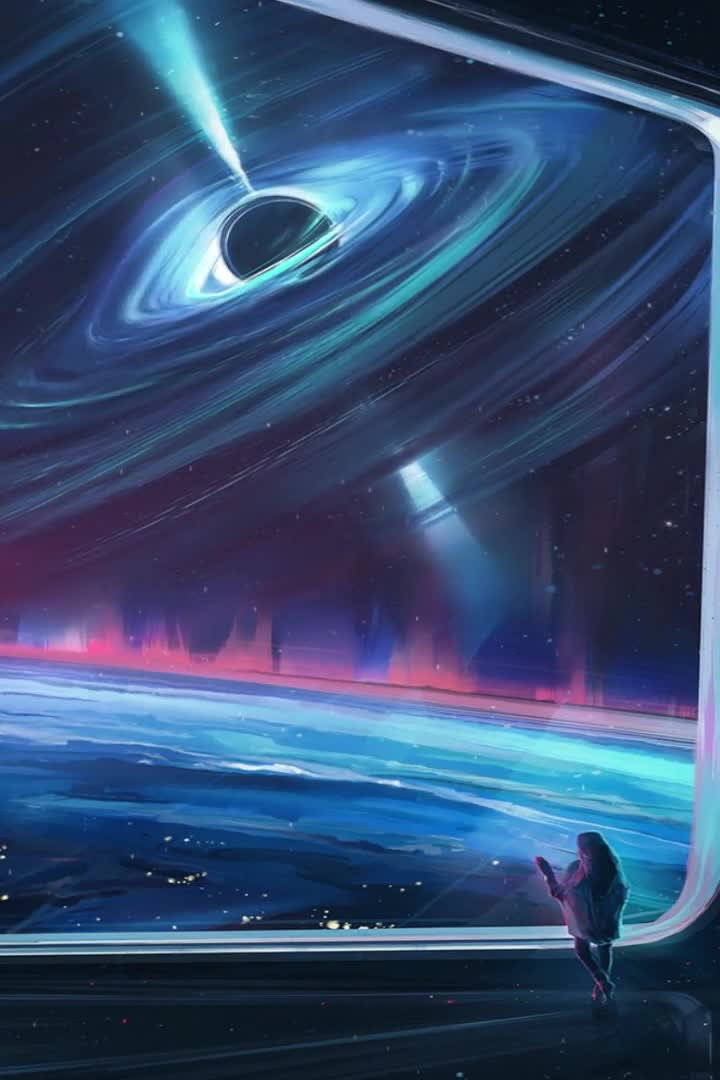 Sun Rise Space Iphone Wallpaper