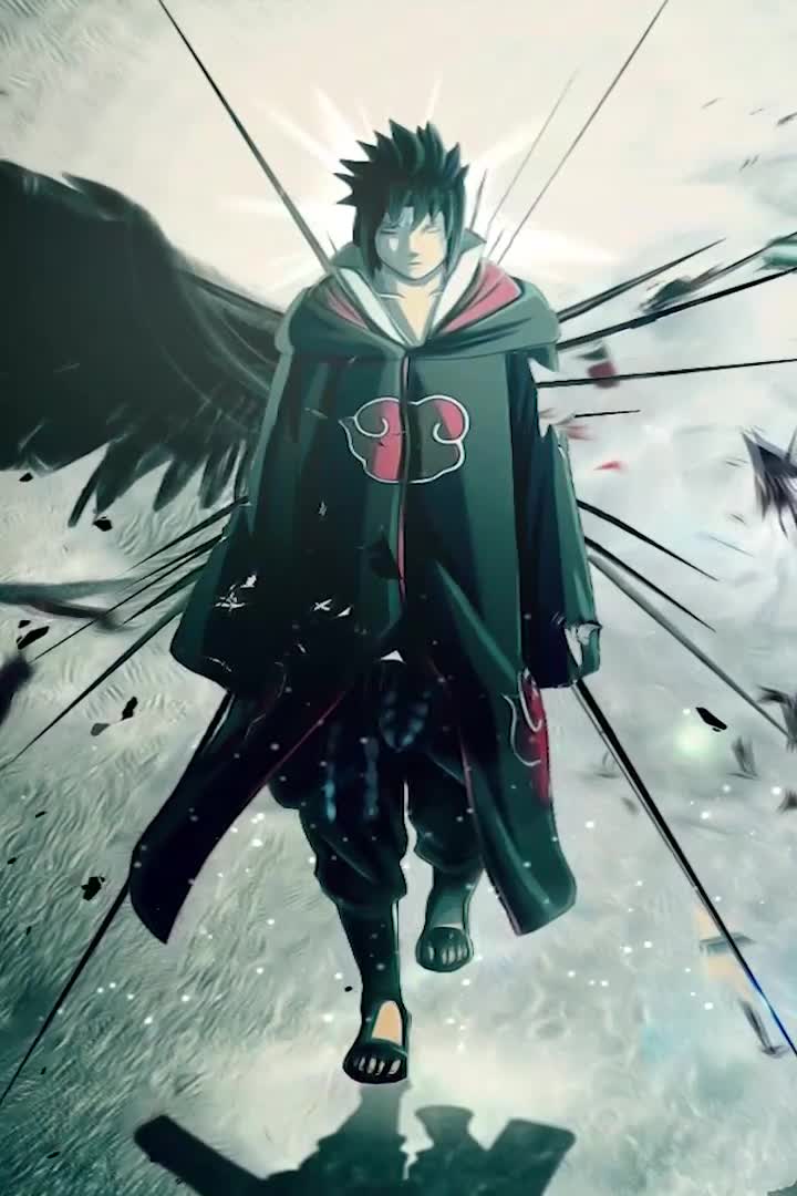 Iphone And Android Sasuke Uchiha Wing Phone Live Wallpaper