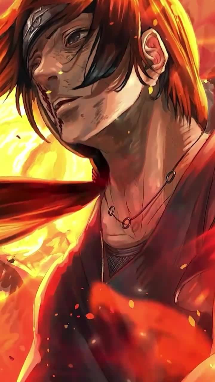 Android  iOS iphone Mobile Itachi Uchiha Yasaka Magatama Free Live Wallpaper