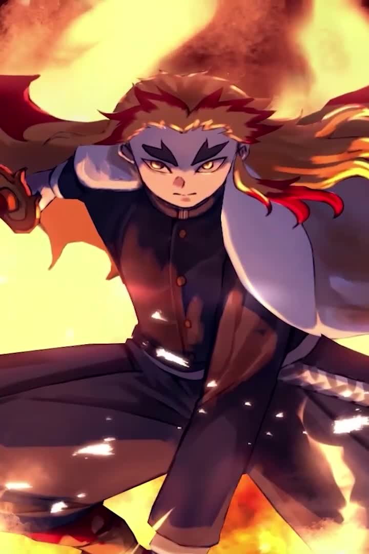 Rengoku Demon Slayer Wallpaper of Anime