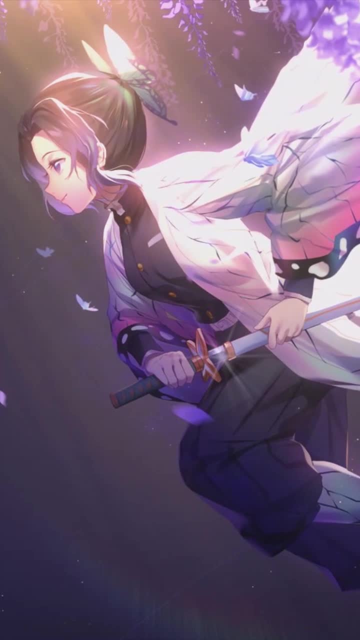 Live Phone Shinobu Kochou Kimetsu No Yaiba Wallpaper To iPhone And Android