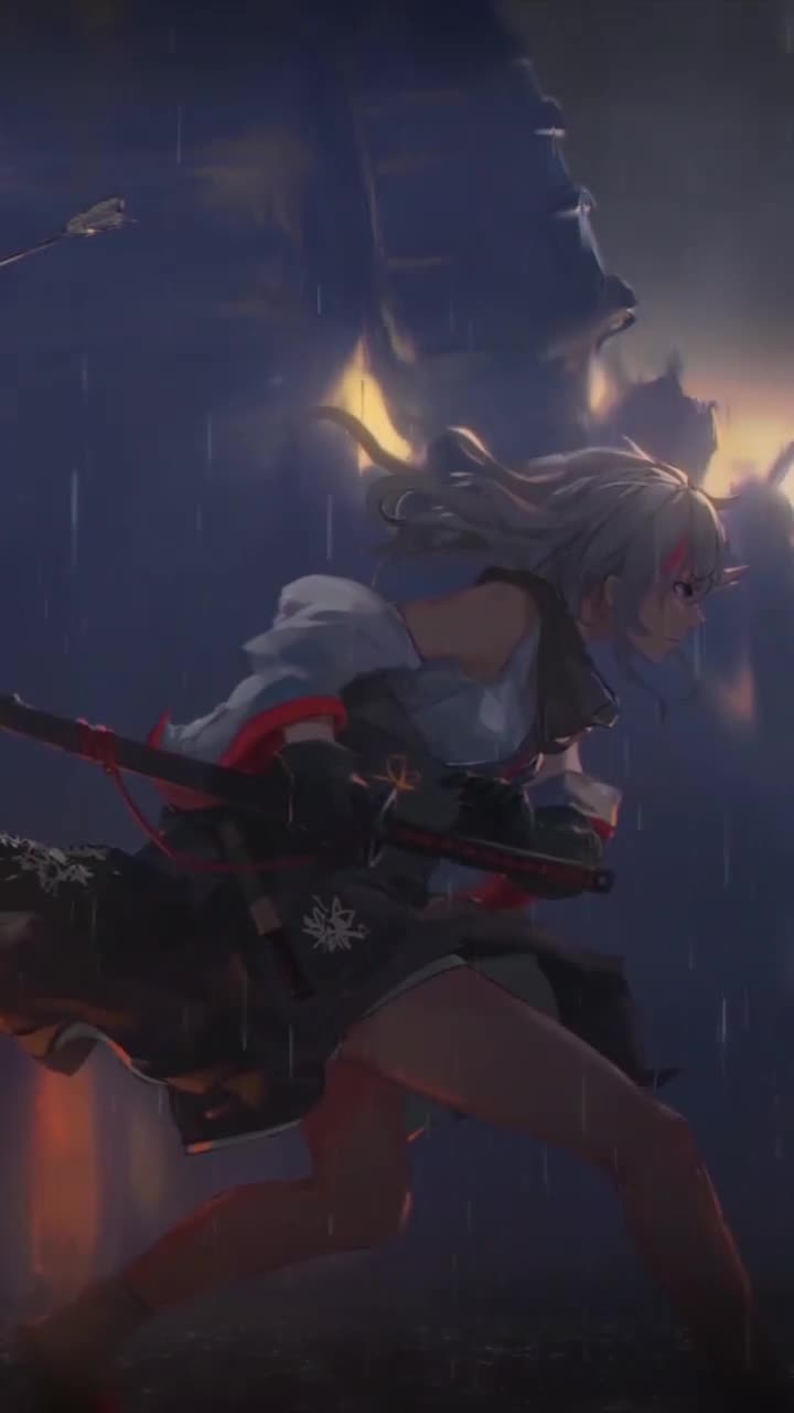 Live Phone Asura Girl Warrior Anime Wallpaper For iPhone And Android