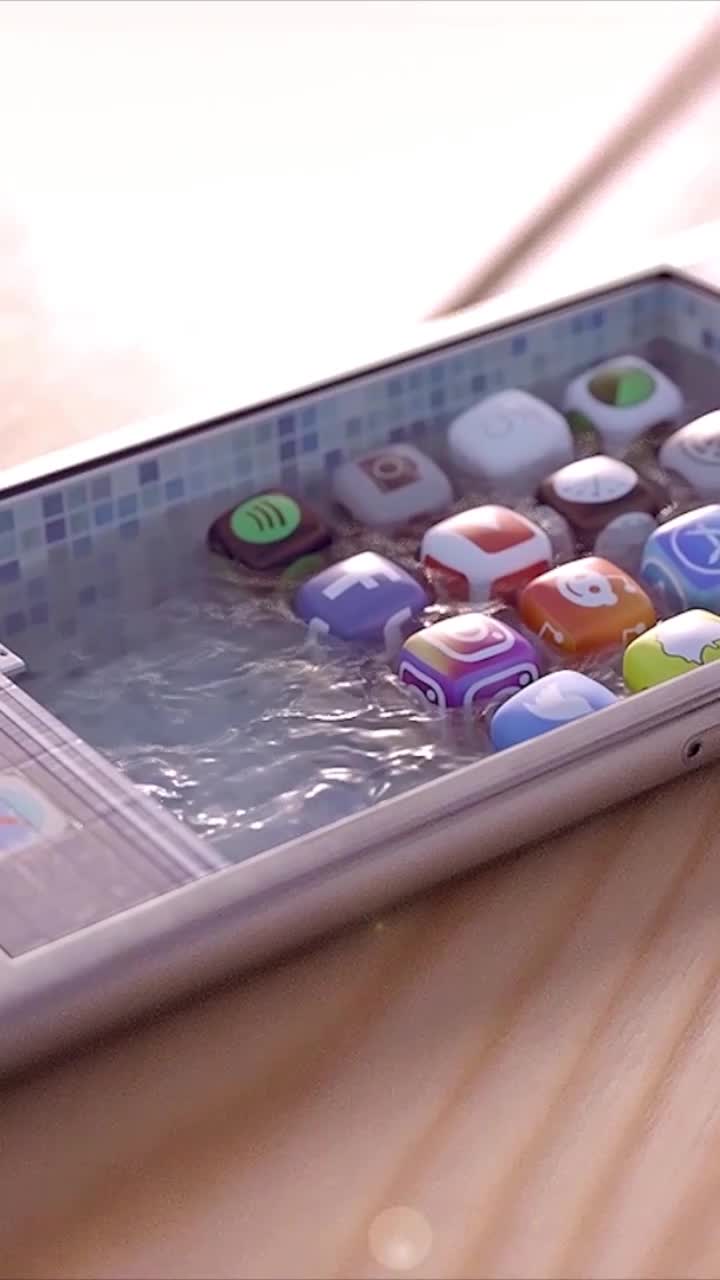 iPhone and Android Iphone Pool Party Live Phone Wallpaper