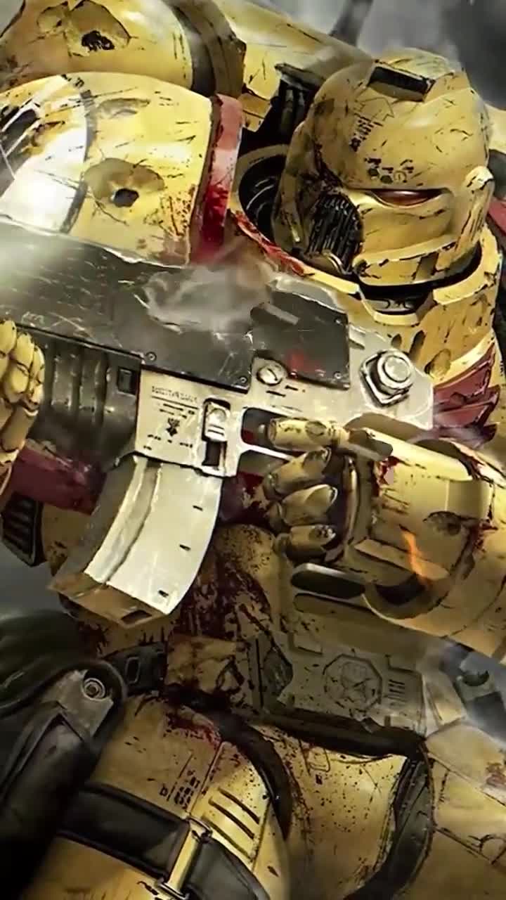 Android  iOS iphone Mobile Imperial Fists Warhammer 40k Game Live Wallpaper