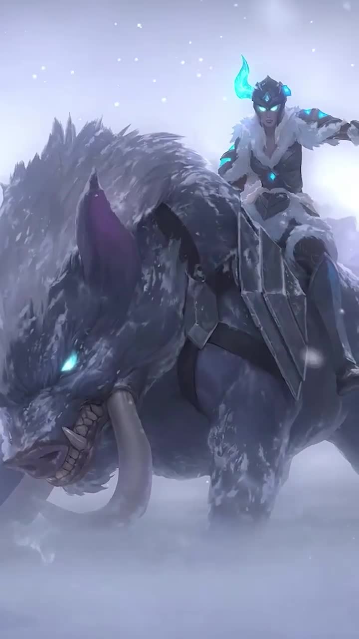 Android  iOS iphone Mobile Sejuani Legends Of Runeterra Game Live Wallpaper