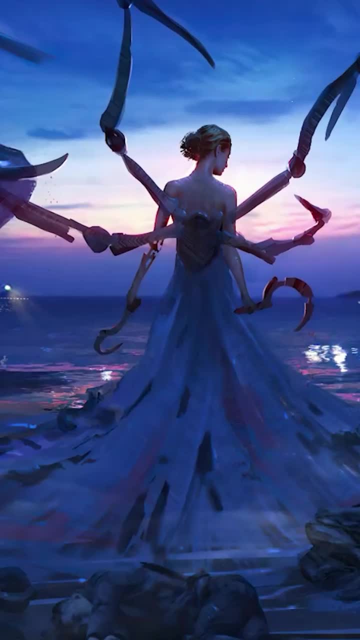 Live Phone Cyborg Girl Standoff Wallpaper To iPhone And Android