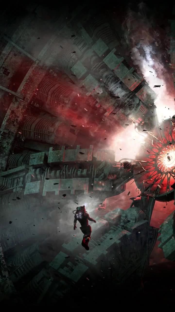 Free abandoned space station for android wallpaper