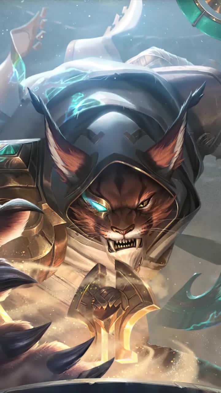 iPhone and Android Guardian Of The Sand Janna Rengar Ryze Live Phone Wallpaper