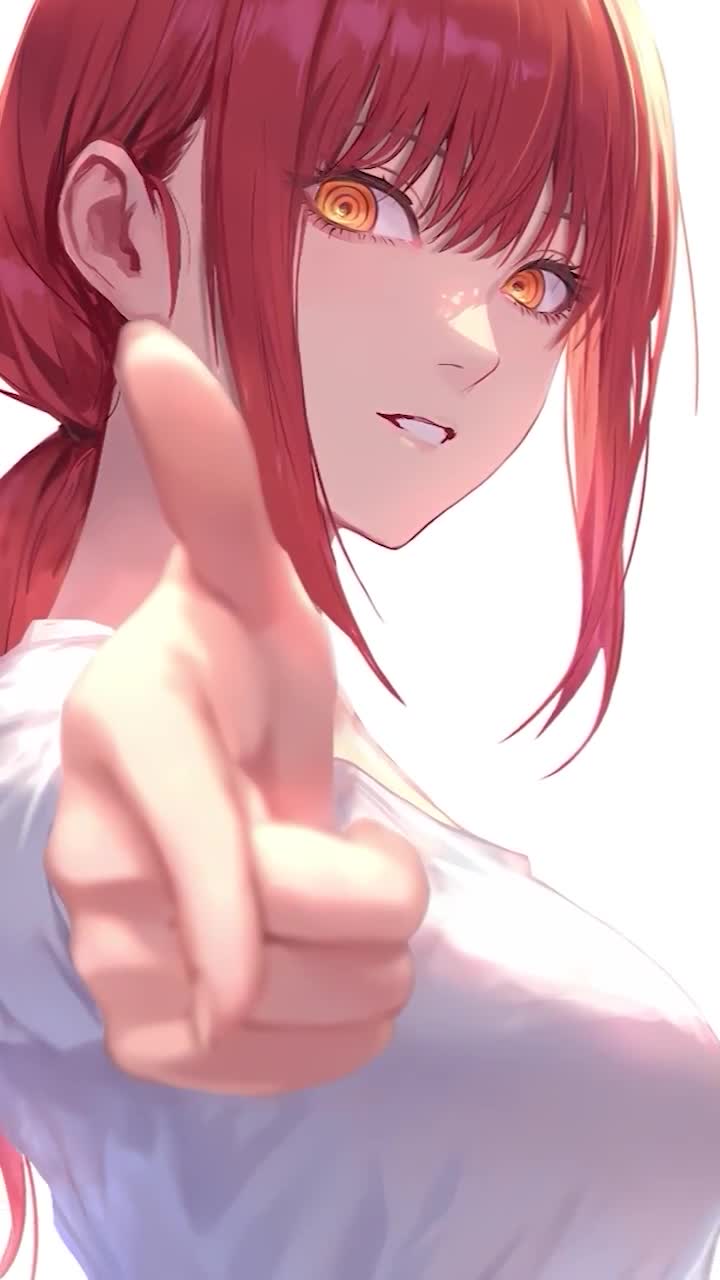 iPhone And Android Makima Bang Chainsaw Man Phone Live Wallpaper