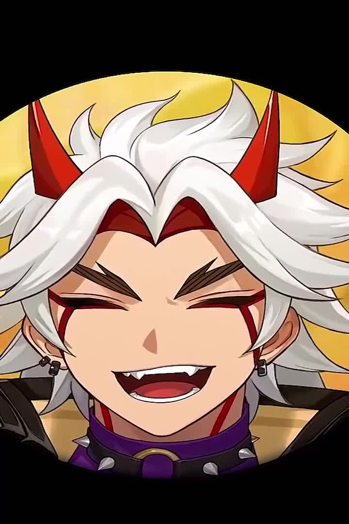 Iphone And Android Live Arataki Itto Genshin Impact Phone Wallpaper