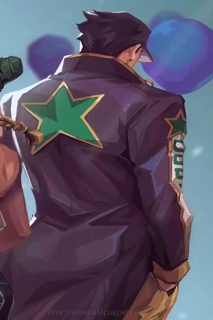 Iphone And Android Jolyne And Jojo Phone Live Wallpaper