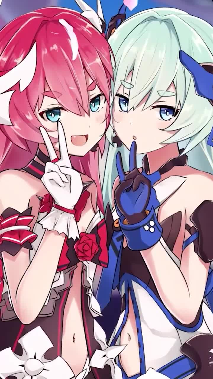 iPhone And Android Rozaliya And Liliya Honkai Impact 3rd Phone Live Wallpaper