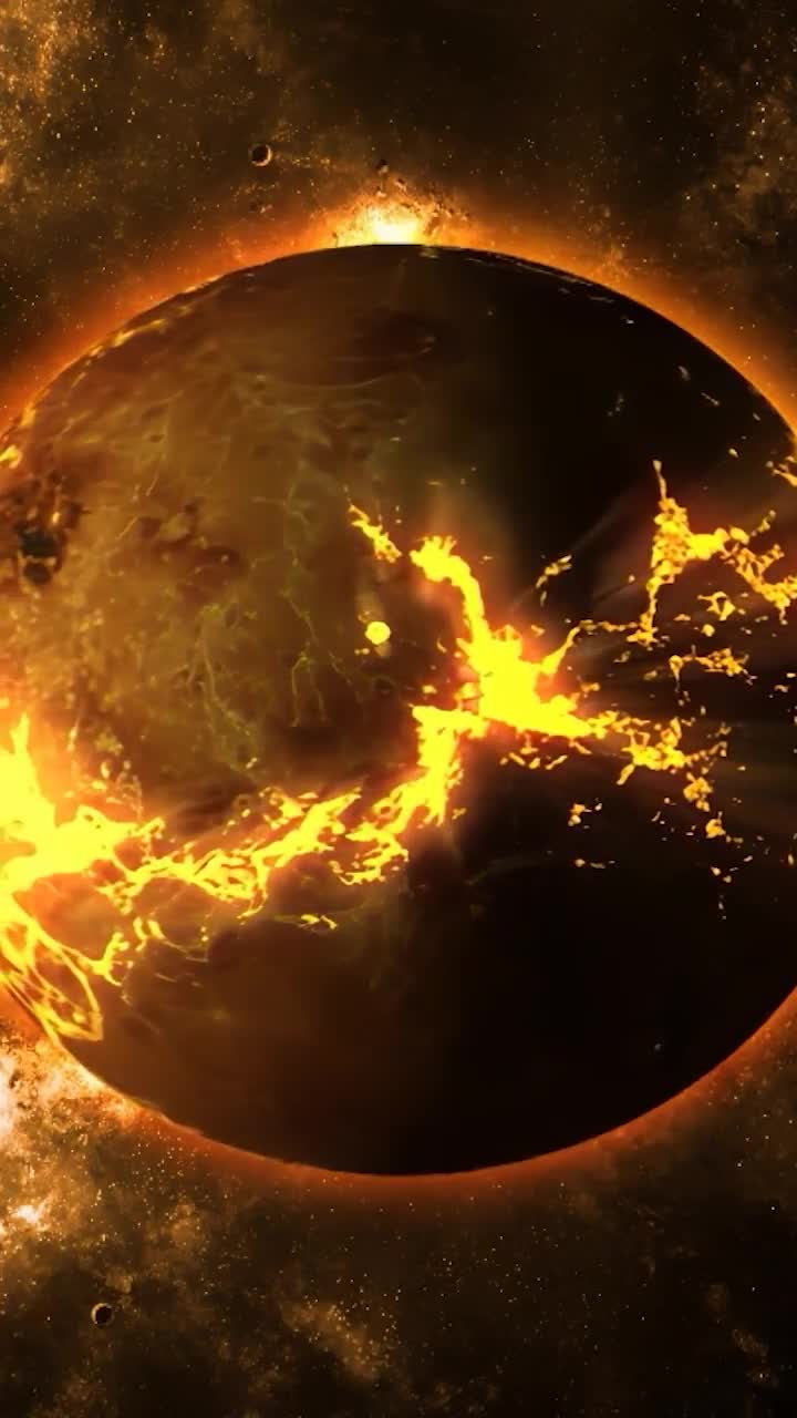 iPhone and Android Dying Planet Space Phone Live Wallpaper
